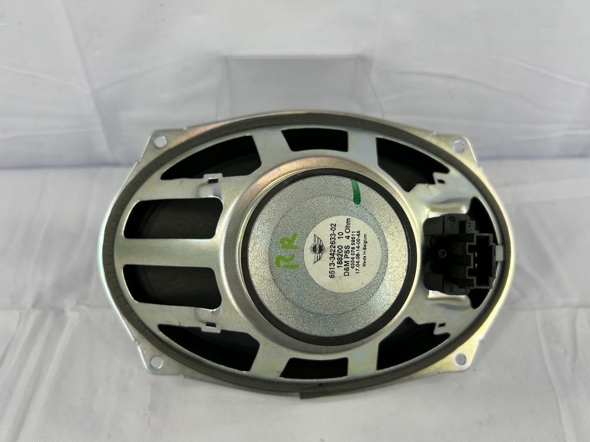 2008-2014 Mini Cooper Clubman Rear Right Door Speaker OEM 6513-3422633-02 LHD
