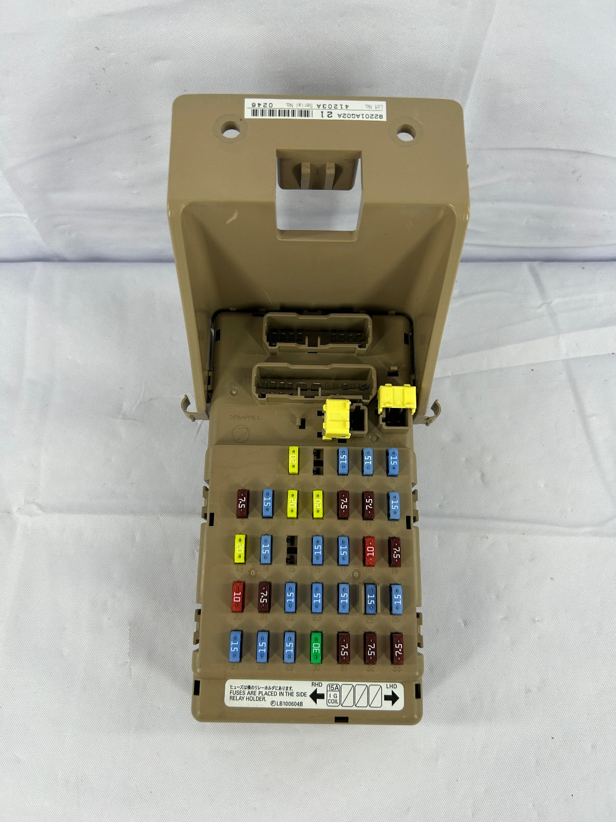 2005 Subaru Legacy or Outback Cabin Fuse Box Panel 82201AG02B OEM