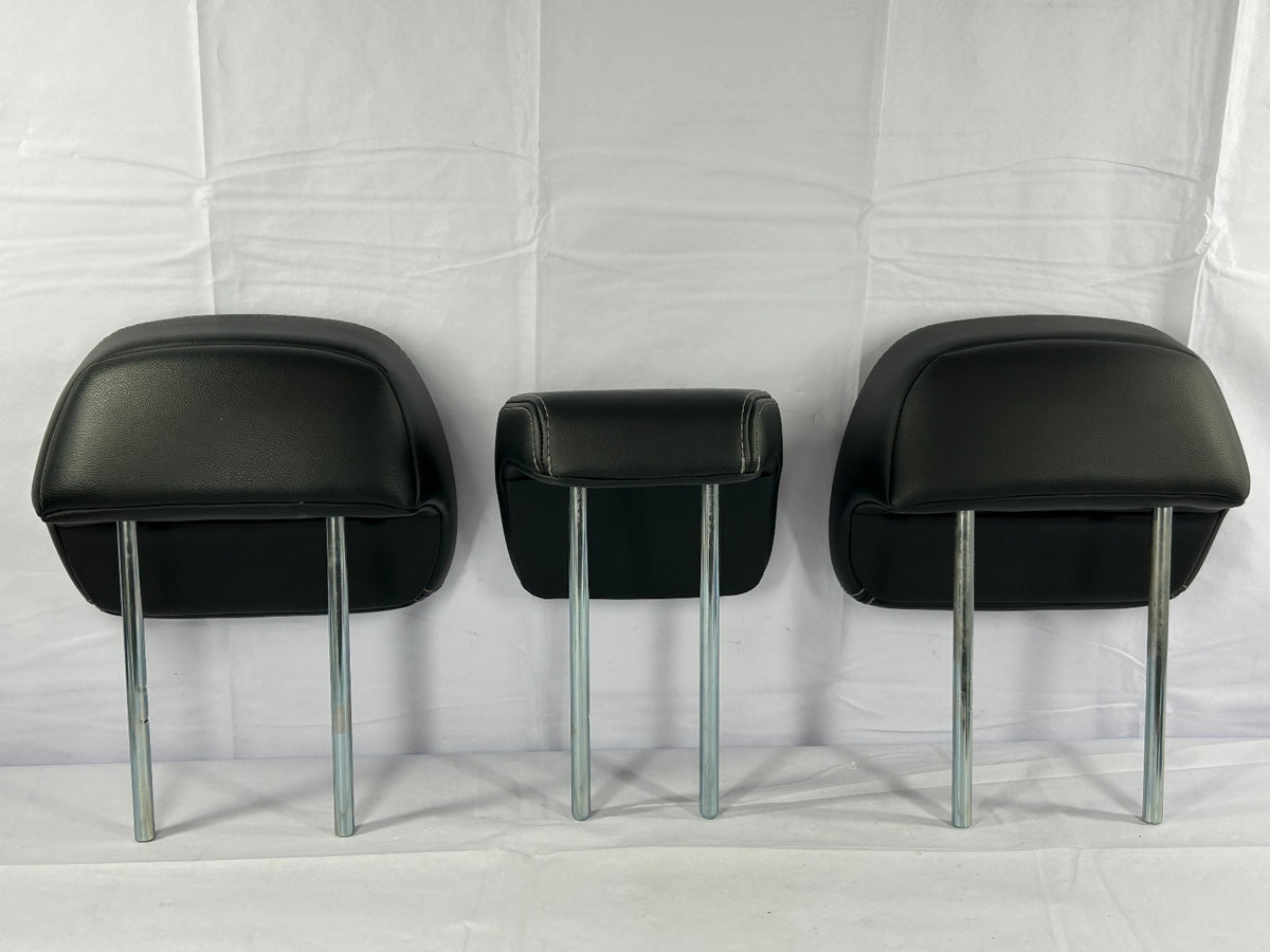 2007-2010 Mitsubishi Outlander Second Row Headrest Set Black OEM 6971A074XA