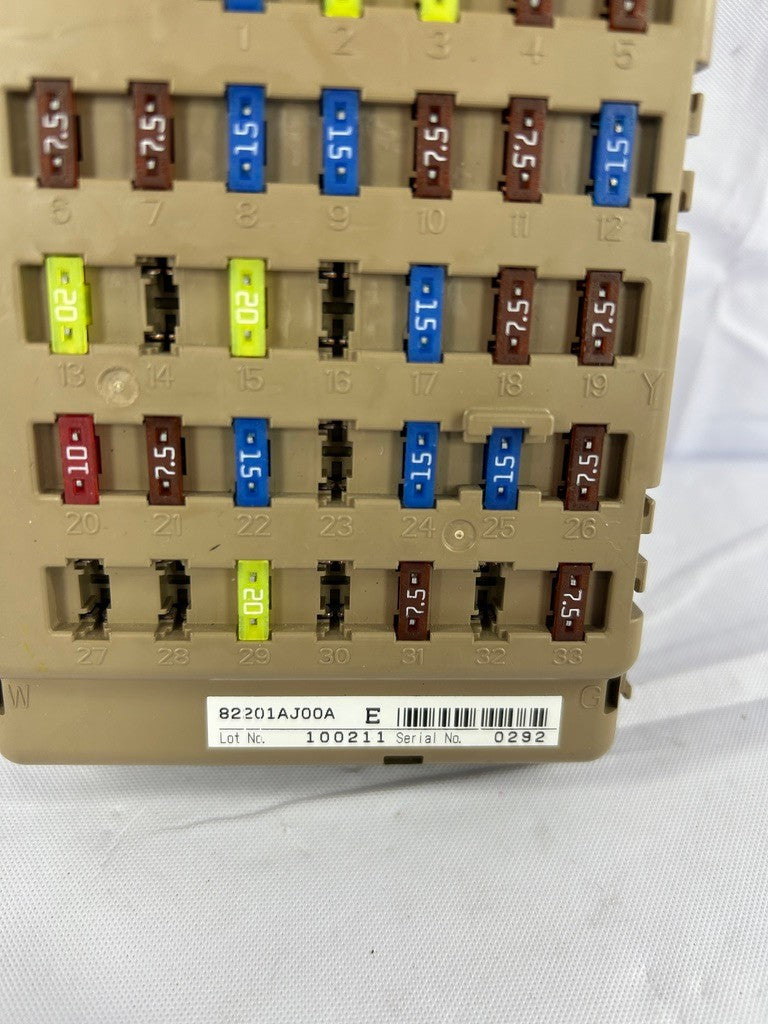2010-2014 Subaru Legacy Fuse Box Relay Panel 82201AJ00A OEM
