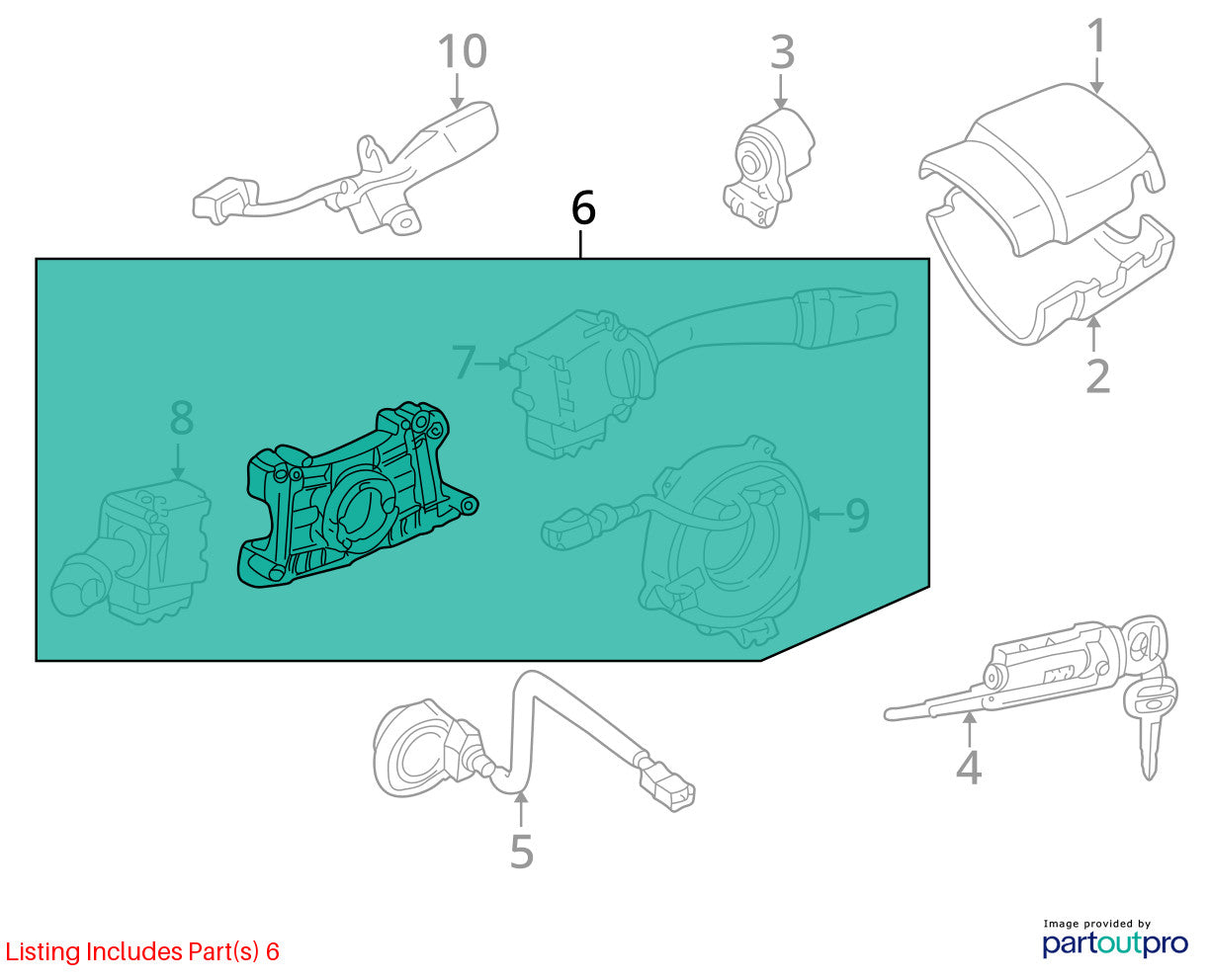 1998-1999 Toyota 4Runner Steering Column Mounting Bracket 84310-3D020 OEM