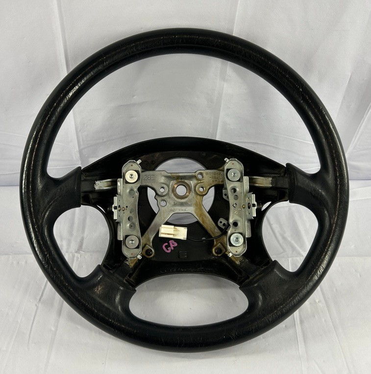 1998-2002 Subaru Forester Steering Wheel Black Rubber OEM