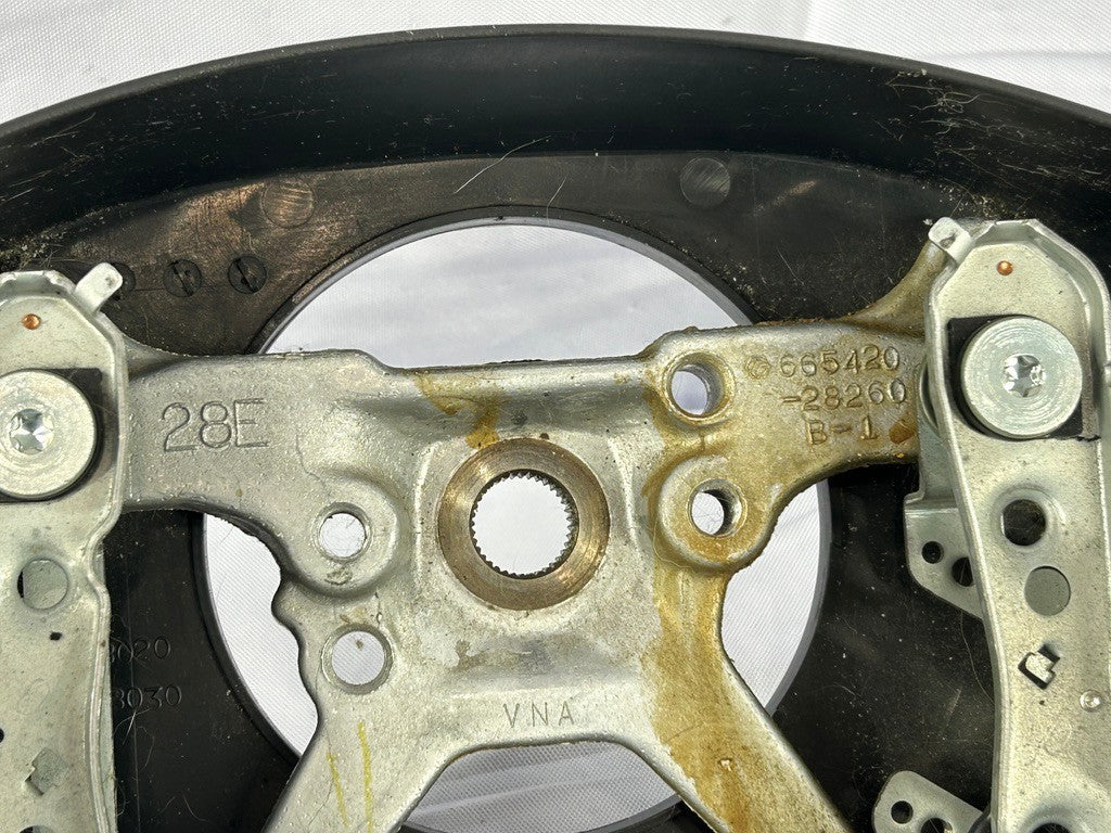 1998-2002 Subaru Forester Steering Wheel Black Rubber OEM