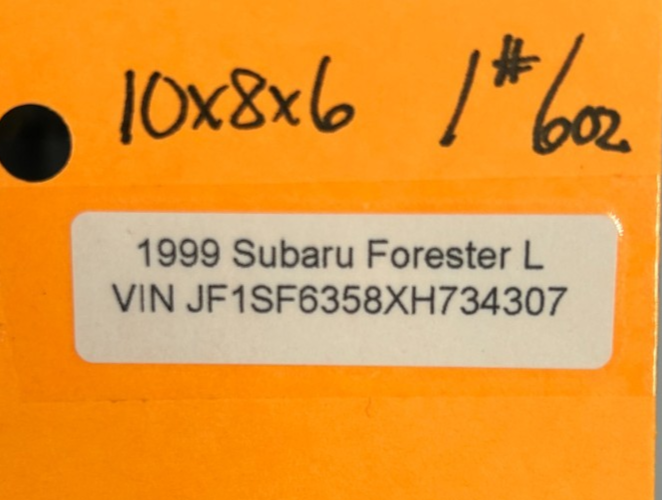 1998-1999 Subaru Forester Solenoid Canister Purge Valve OEM 14774AA341