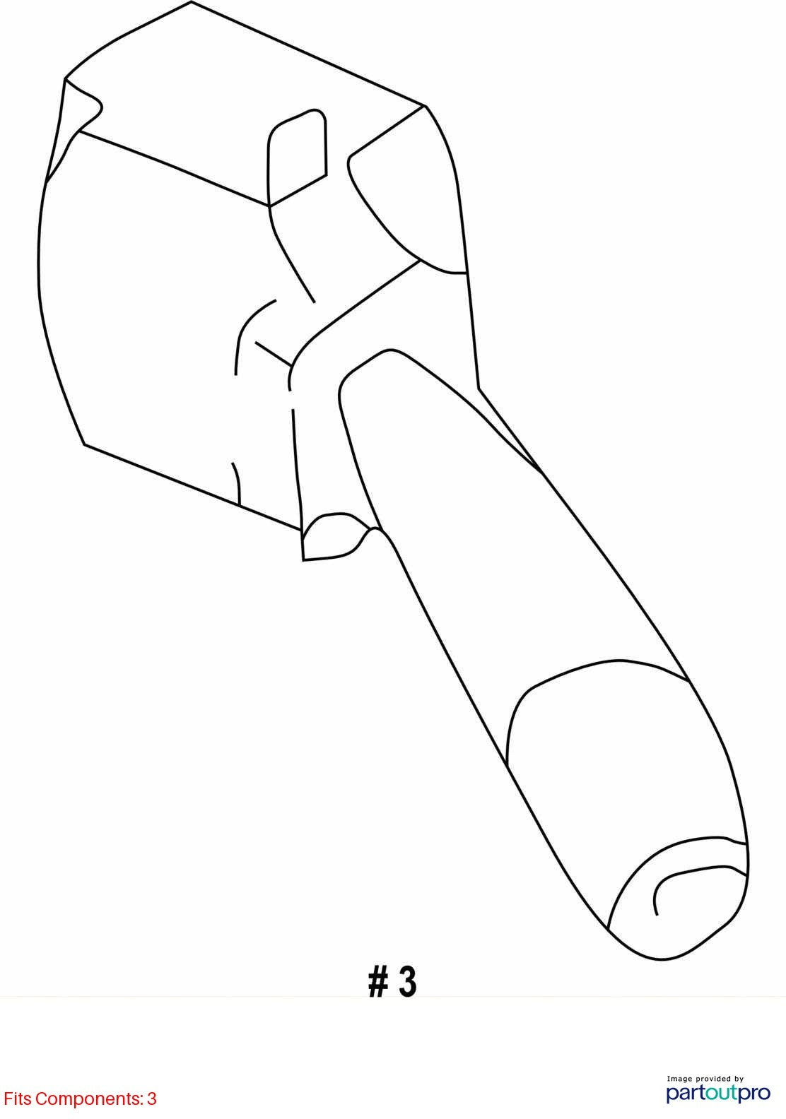 1998-2000 Subaru Forester Column Switch Wipers OEM