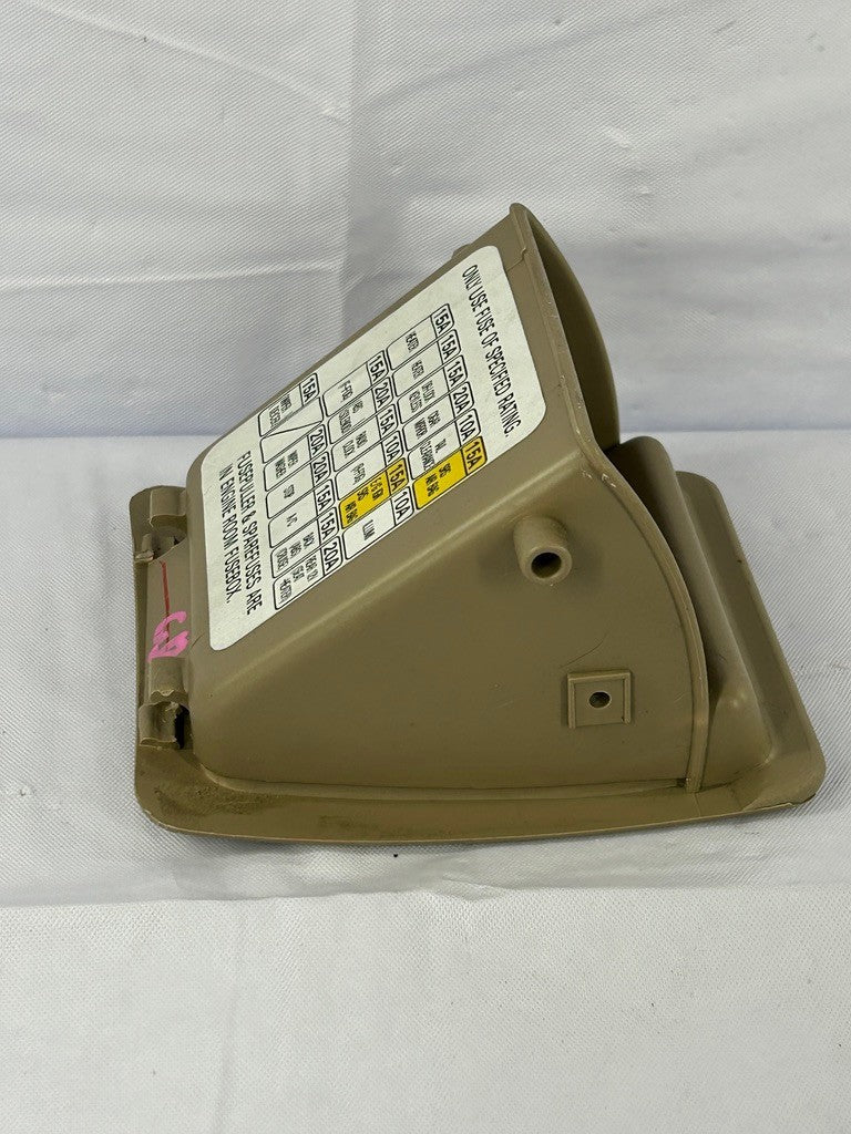 1998-2002 Subaru Forester Interior Dash Fuse Map Pocket Lid Beige Cover Trim OEM