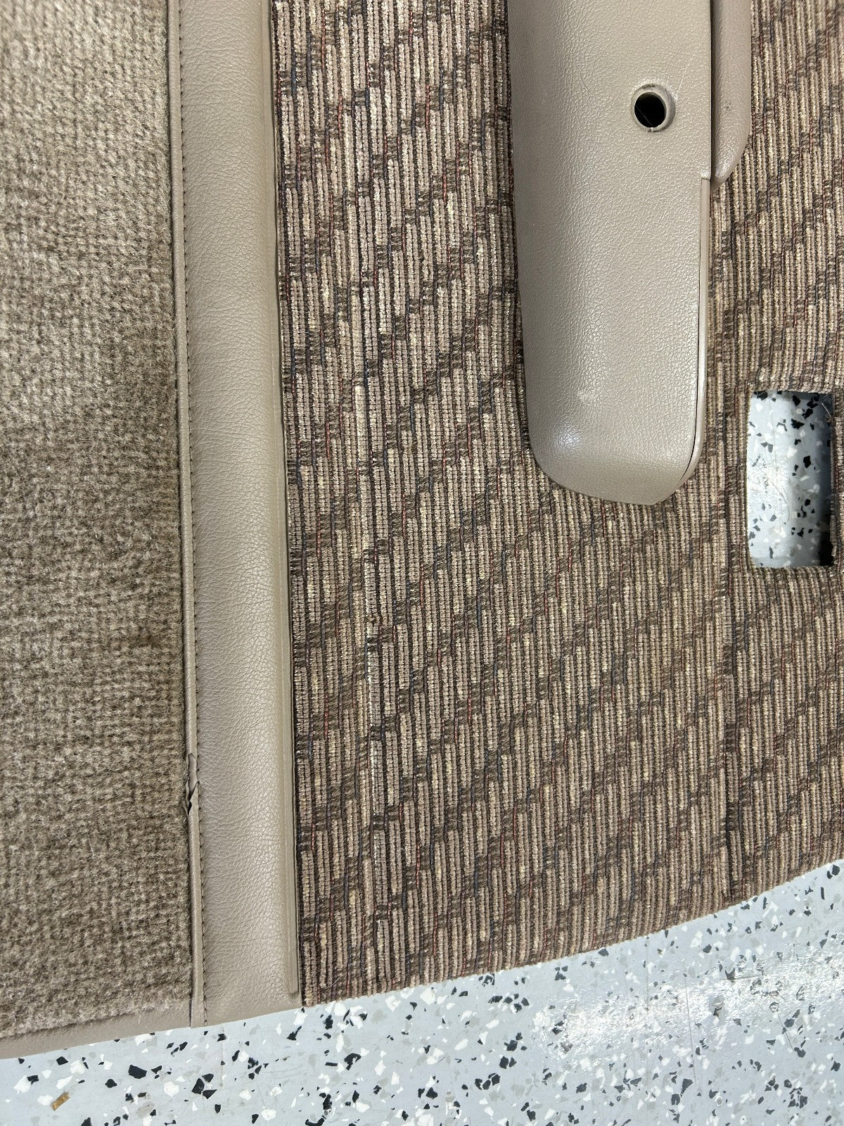 1990-1995 Toyota 4Runner SR5 Rear Left Door Panel Card With Arm Rest Tan OEM