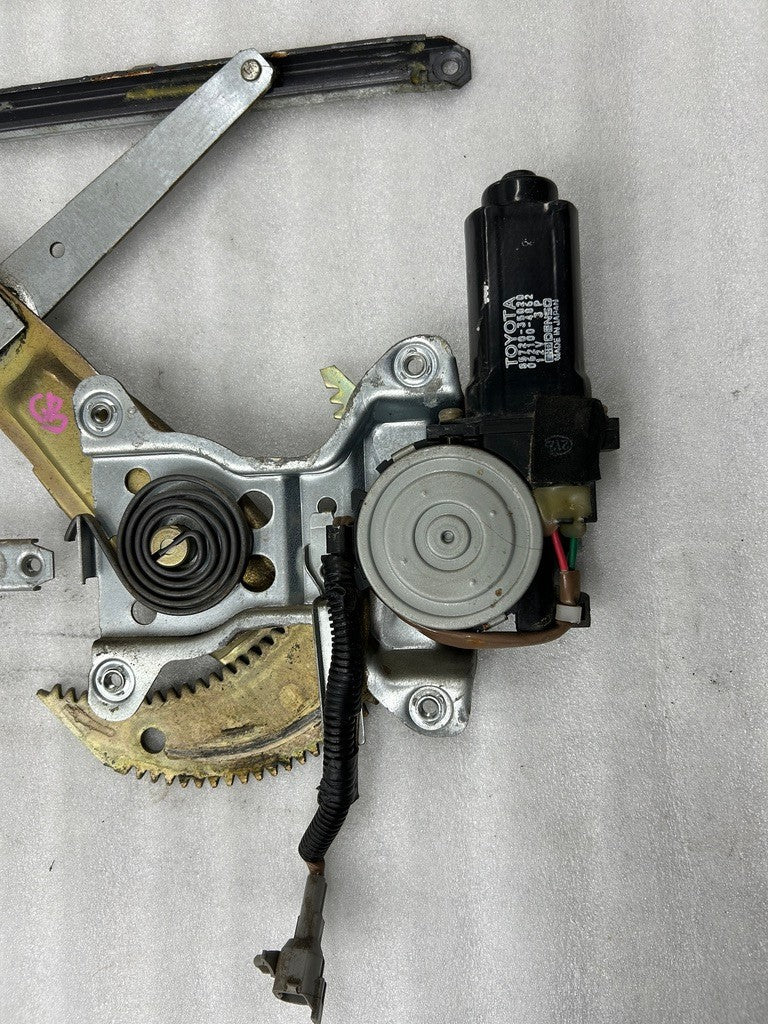 1992-1995 TOYOTA 4RUNNER Left Rear Window Motor with Regulator OEM