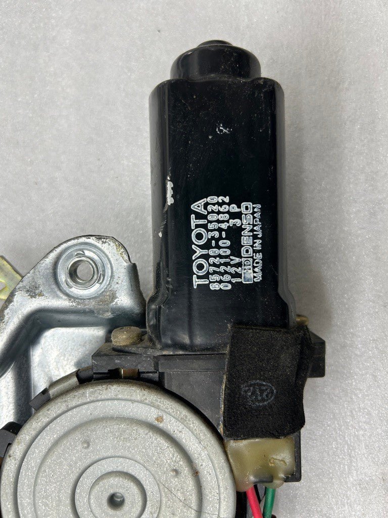 1992-1995 TOYOTA 4RUNNER Left Rear Window Motor with Regulator OEM