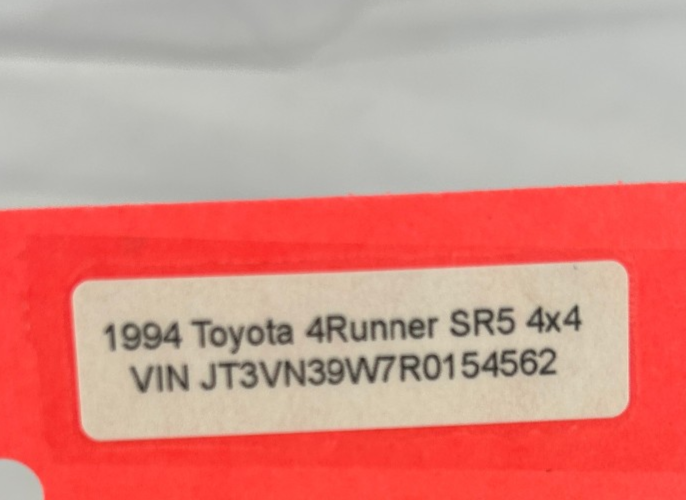 1994-1995 Toyota 4Runner Cigarette Lighter Element and Knob Assembly OEM