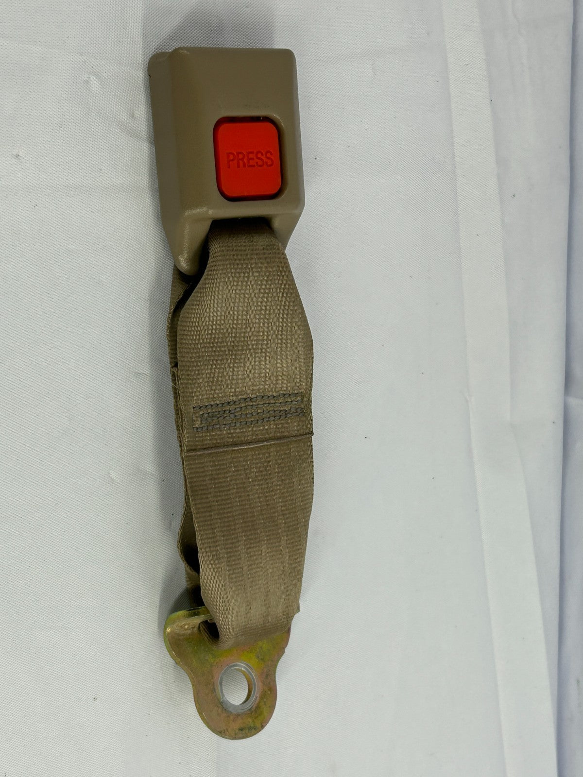 1989-1995 Toyota 4Runner Rear Left Seat Belt Receiver Tan OEM 73480-35010