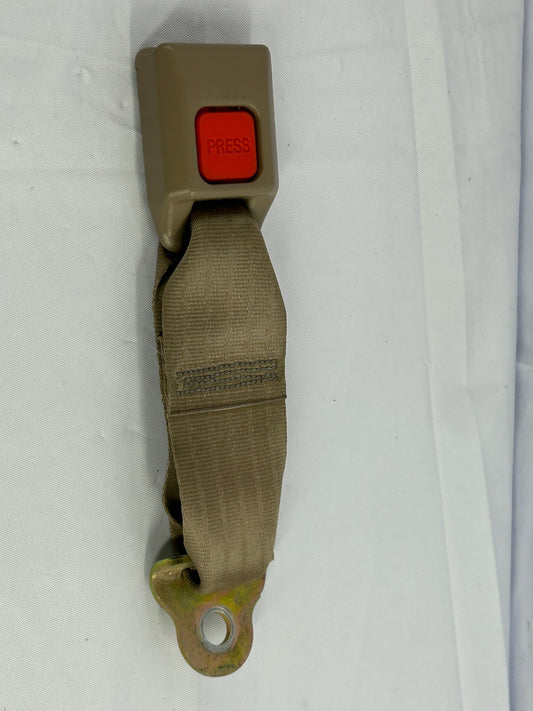 1989-1995 Toyota 4Runner Rear Left Seat Belt Receiver Tan OEM 73480-35010