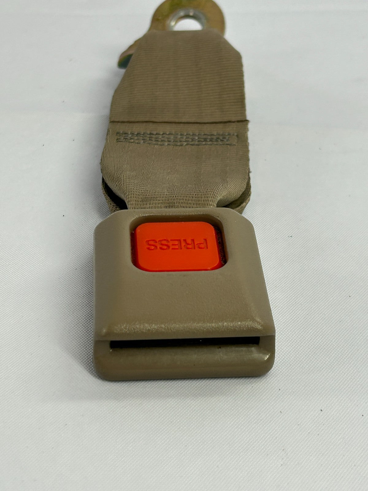 1989-1995 Toyota 4Runner Rear Left Seat Belt Receiver Tan OEM 73480-35010