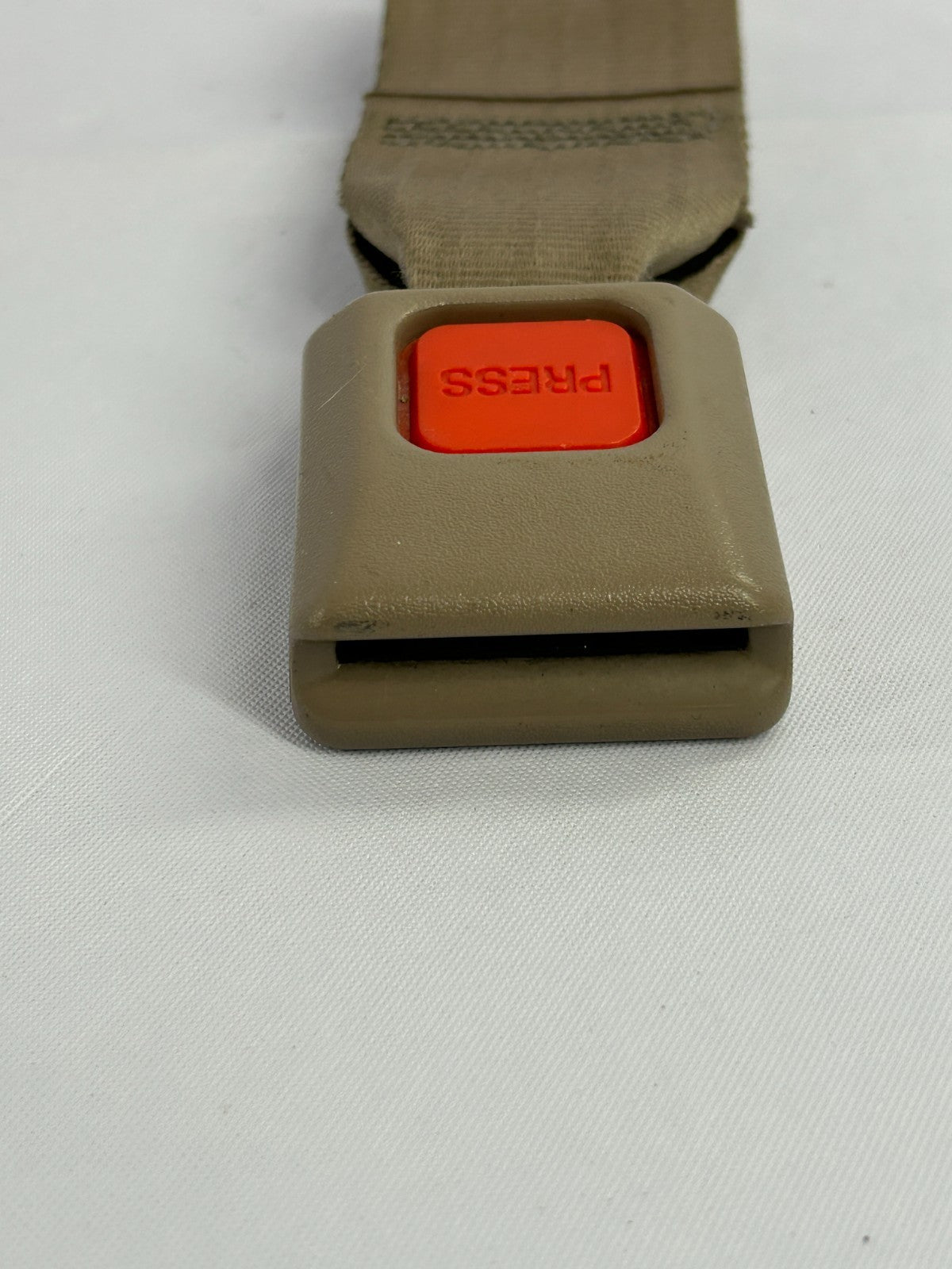 1989-1997 Toyota 4Runner Rear Seat Belt Receiver Tan OEM 73460-60020