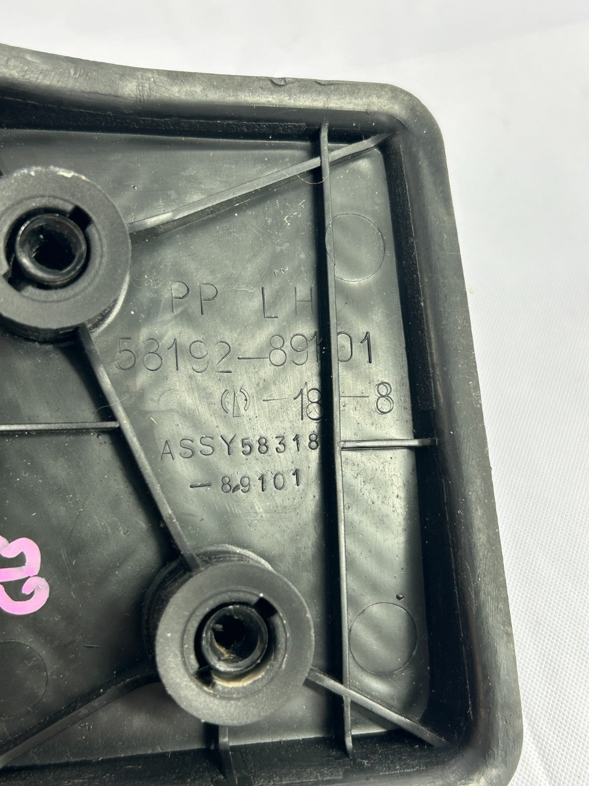 1989-1995 Toyota 4Runner Front Left Floor Foot Rest Dummy Pedal OEM 58192-89101