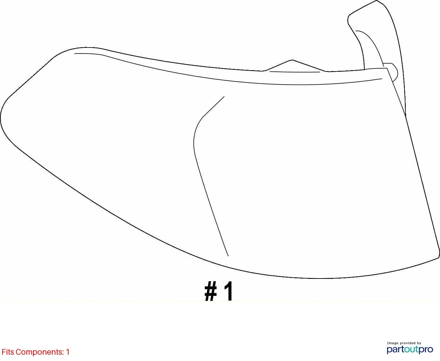 2008-2010 Subaru Impreza WAGON Right Passenger Tail Light Assembly OEM