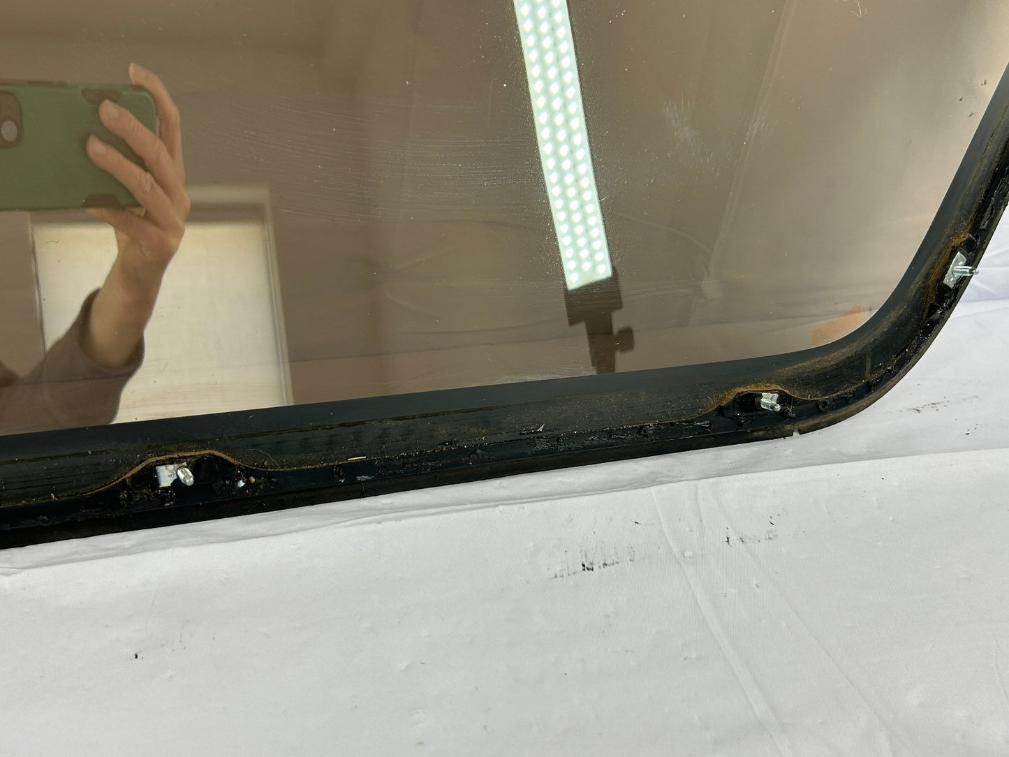 1990-1995 Toyota 4Runner Driver Left Rear Quarter Glass 4 Door Bronze Tint OEM