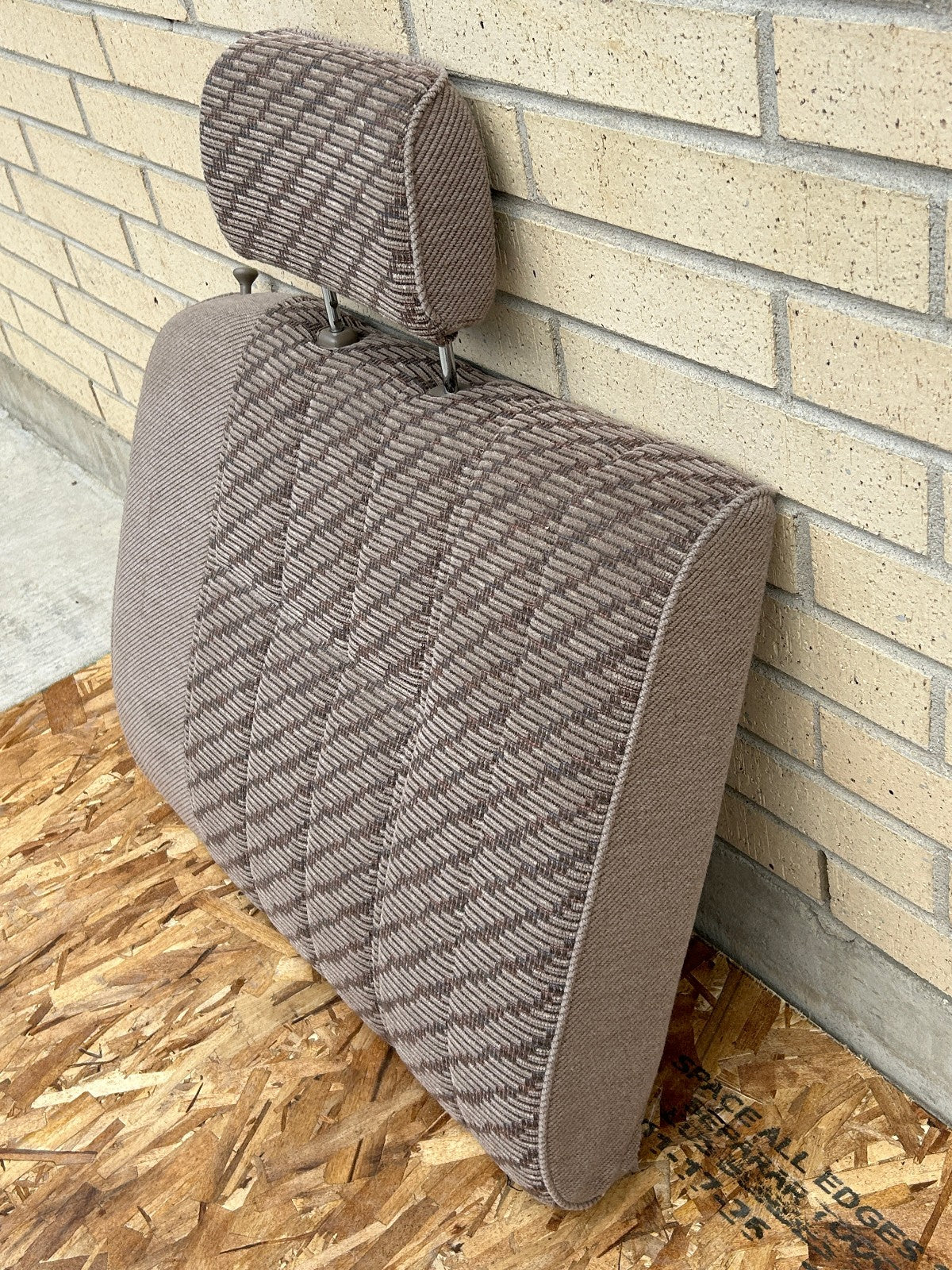 1990-1995 Toyota 4Runner Rear Passenger Right Folding Back Seat Upper Tan OEM