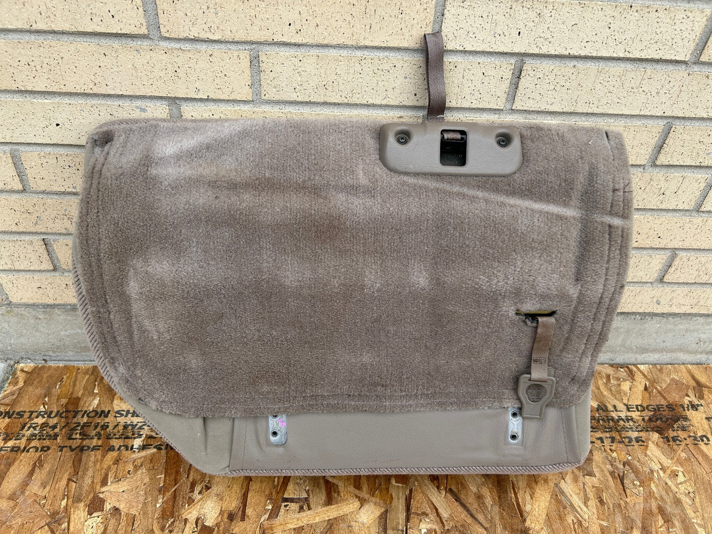 1990-1995 Toyota 4Runner Rear Driver Left Folding Back Seat Lower Tan OEM