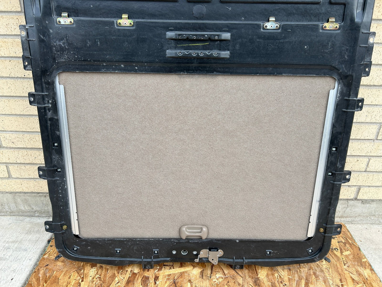 1990-1995 Toyota 4Runner Sunroof Glass Assembly Glass Frame Beige Shade OEM