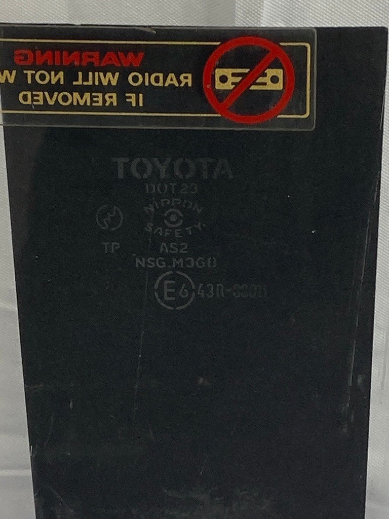 1990-1995 Toyota 4Runner Front Right Door Window Glass Bronze Tint 68101-35060