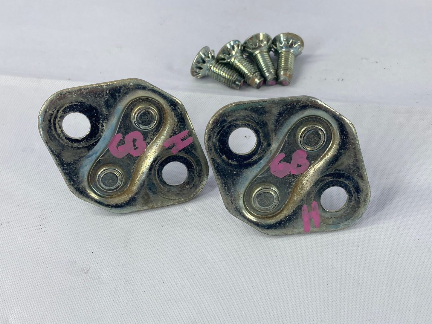 1990-1995 Toyota 4Runner Hatch Liftgate Latch Striker Plates with Screws OEM
