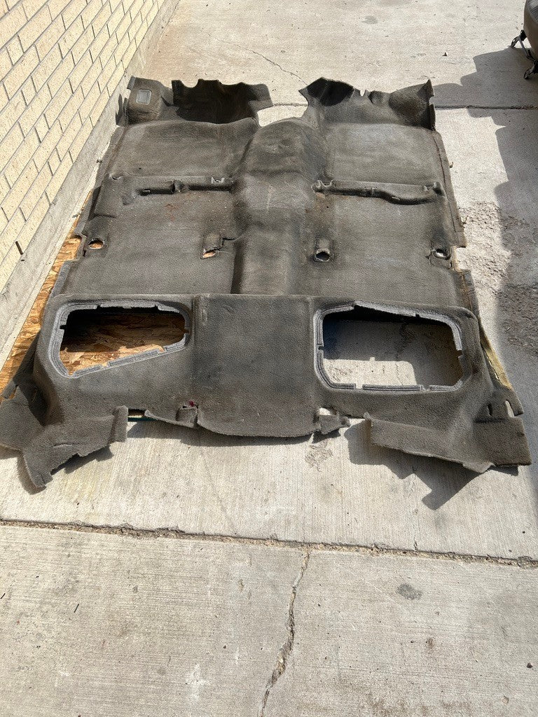 2000-2001 Toyota Tundra Access Cab Front Carpet Assembly Gray OEM 58510-0C040-B0