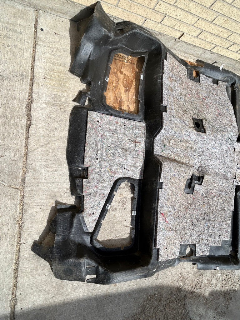 2000-2001 Toyota Tundra Access Cab Front Carpet Assembly Gray OEM 58510-0C040-B0