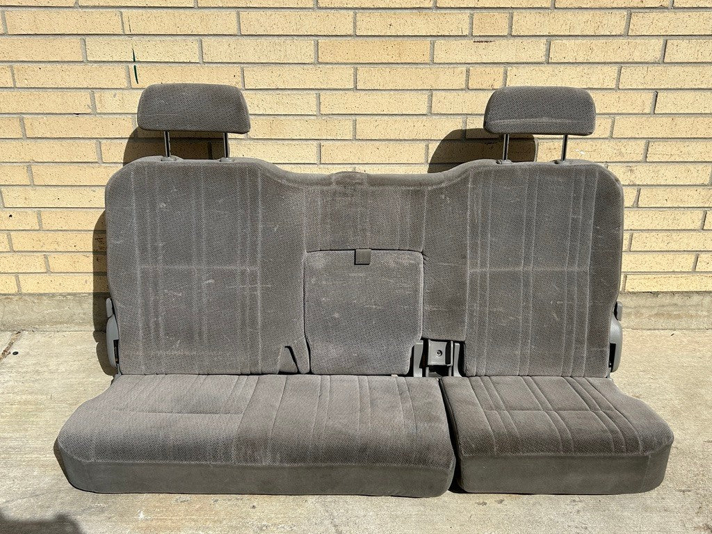 2000-2003 Toyota Tundra SR5 Access Cab Rear Seat Bench Gray Cloth Assembly OEM
