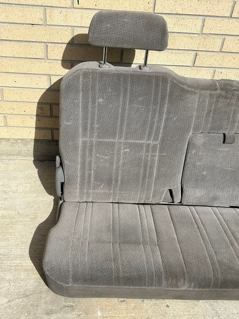 2000-2003 Toyota Tundra SR5 Access Cab Rear Seat Bench Gray Cloth Assembly OEM
