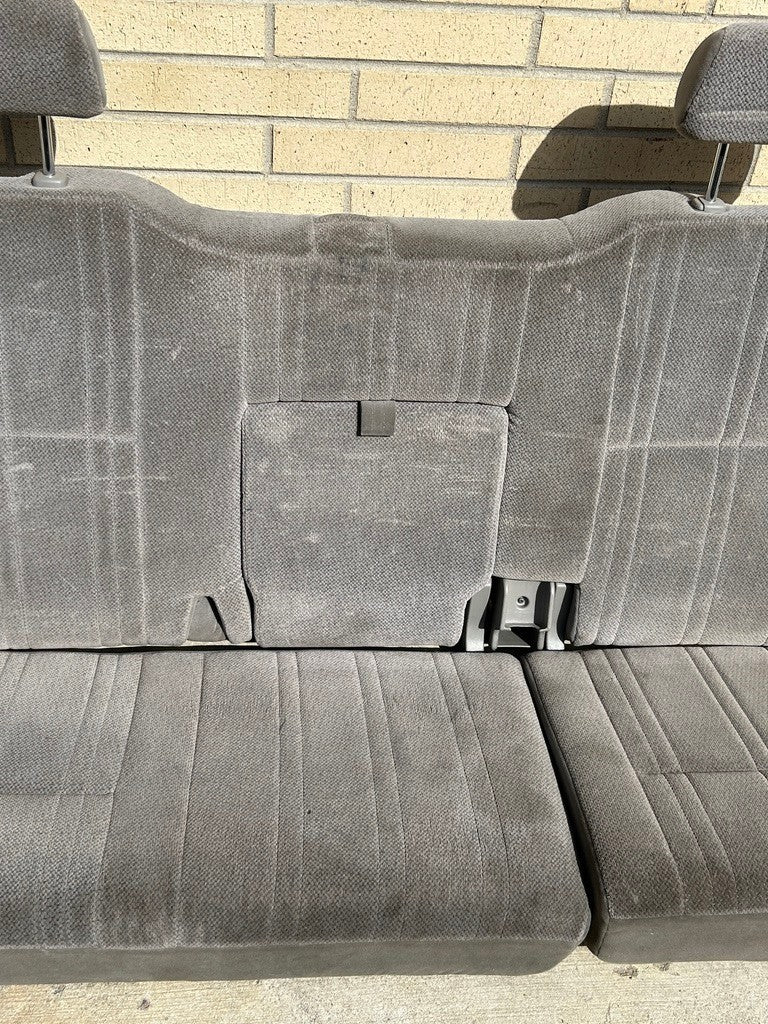 2000-2003 Toyota Tundra SR5 Access Cab Rear Seat Bench Gray Cloth Assembly OEM