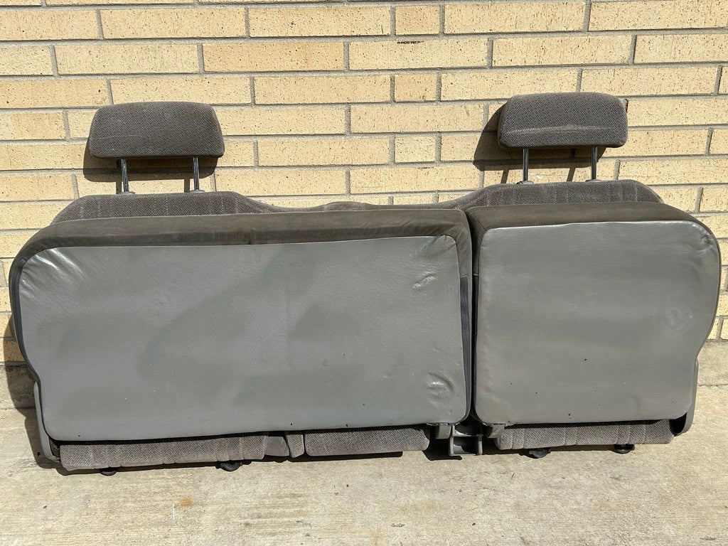 2000-2003 Toyota Tundra SR5 Access Cab Rear Seat Bench Gray Cloth Assembly OEM