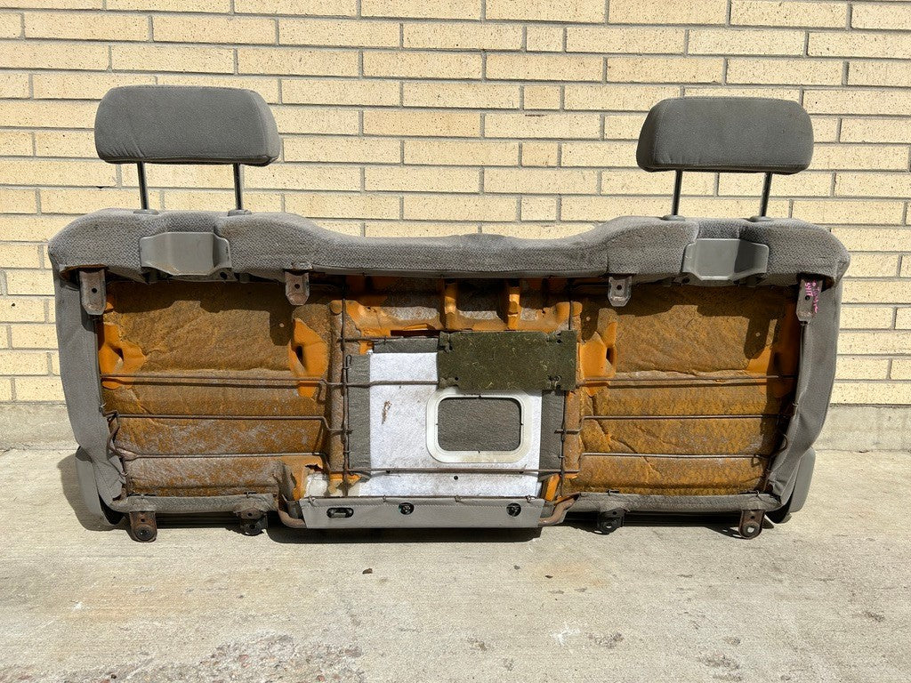 2000-2003 Toyota Tundra SR5 Access Cab Rear Seat Bench Gray Cloth Assembly OEM