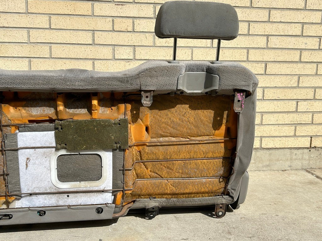 2000-2003 Toyota Tundra SR5 Access Cab Rear Seat Bench Gray Cloth Assembly OEM