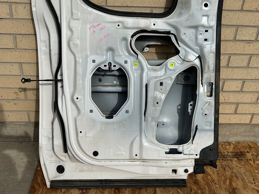 2000-2006 Toyota Tundra SR5 Access Cab Left Rear Door Shell White OEM