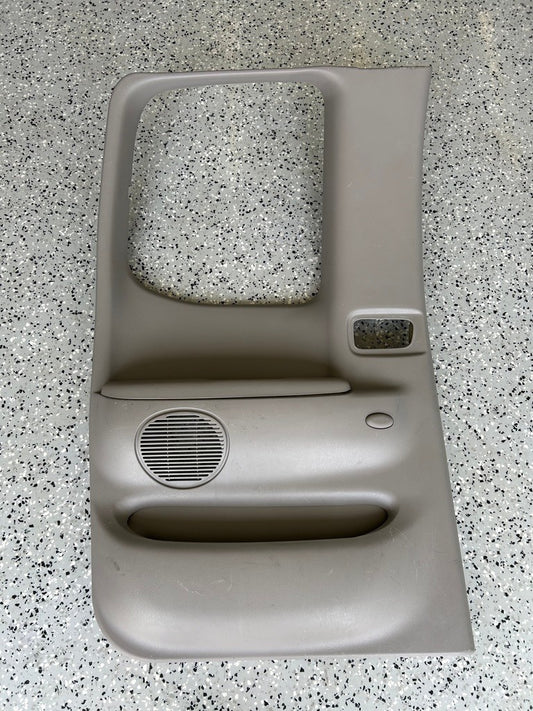 2000–2006 Toyota Tundra Access Cab Rear Left Door Trim Panel Card Gray OEM