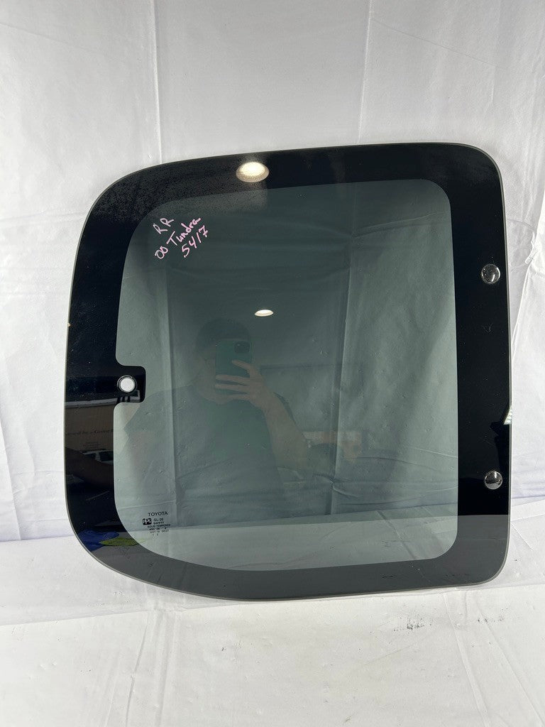 2000-2006 Toyota Tundra Extended Cab Right Rear Door Window Glass