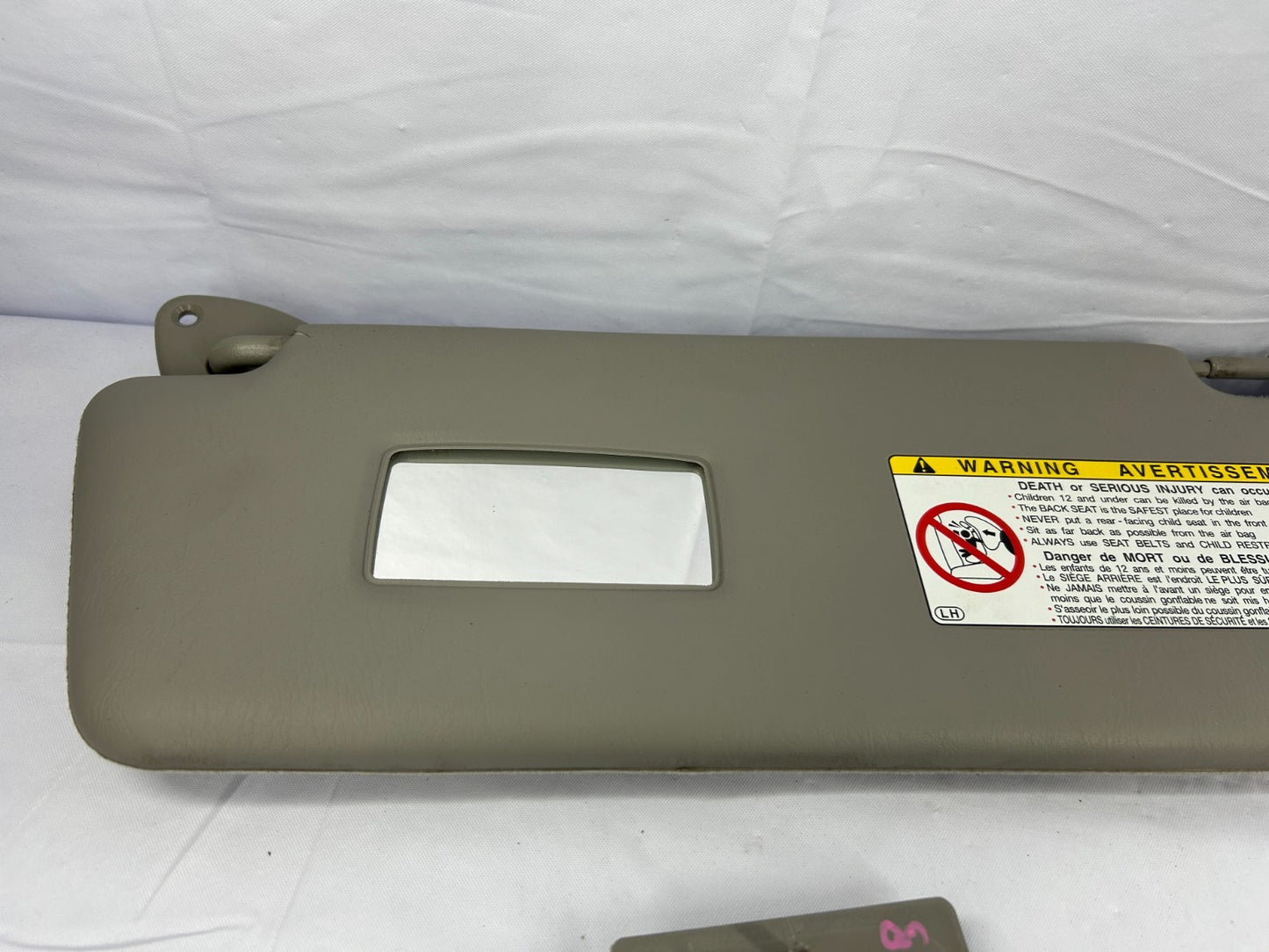 2000-2003 Toyota Tundra Left & Secondary Sun Visor Shade OEM 74320-34251-E1