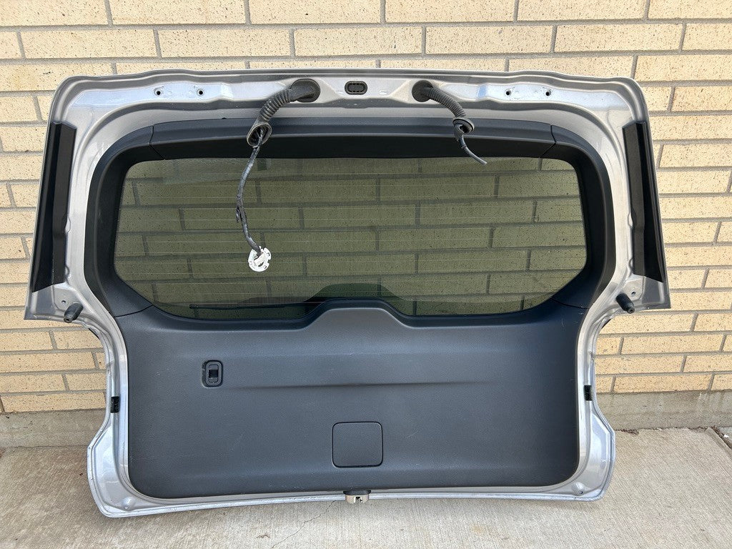 2014-2018 Subaru Forester Hatch Liftgate Manual Lift With Spoiler Silver OEM