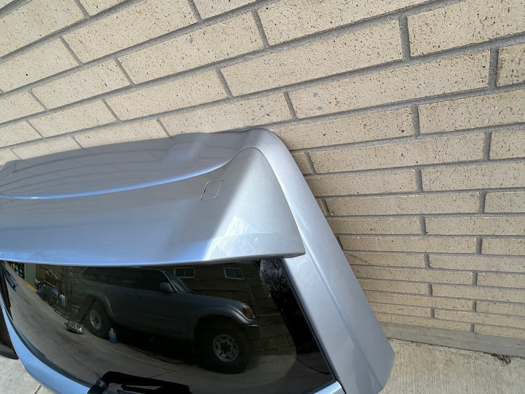 2014-2018 Subaru Forester Hatch Liftgate Manual Lift With Spoiler Silver OEM