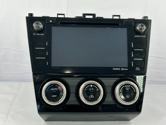 2017 Subaru Forester CD Player Radio Receiver & Display Screen OEM 86201SG671