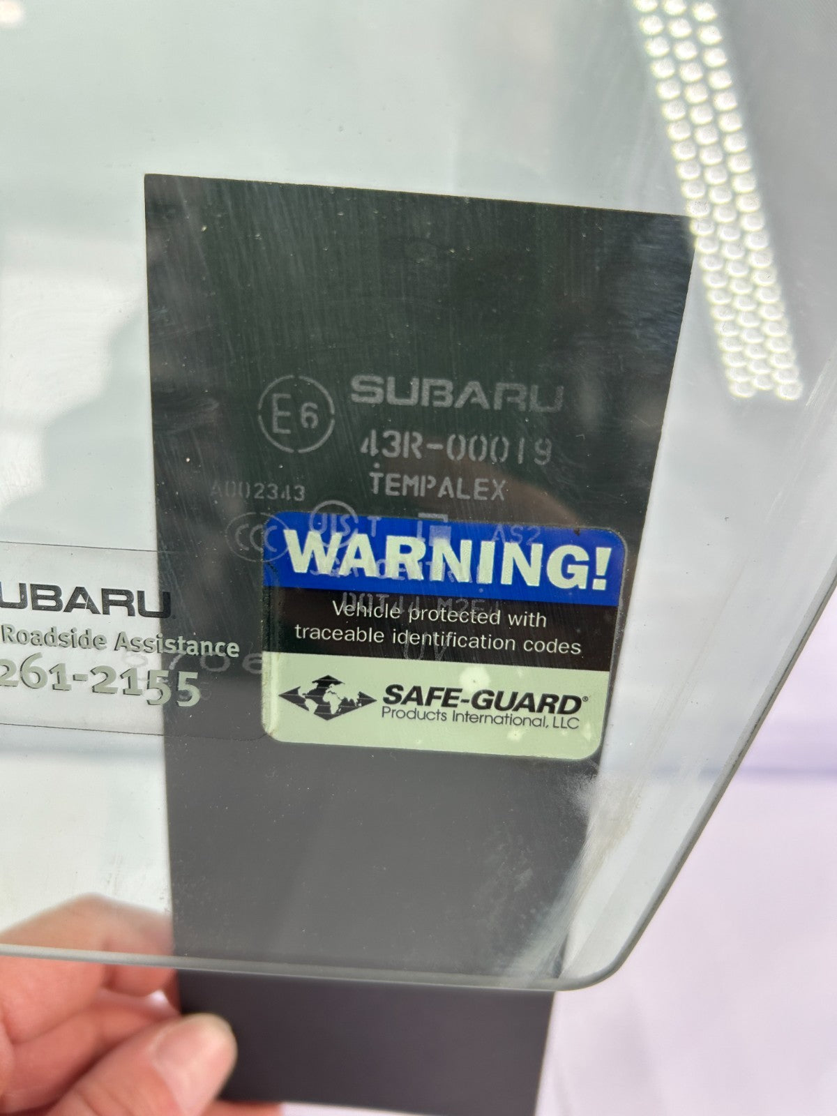 2017-2018 Subaru Forester Front Left Side Door Window Glass OEM 61011SG210