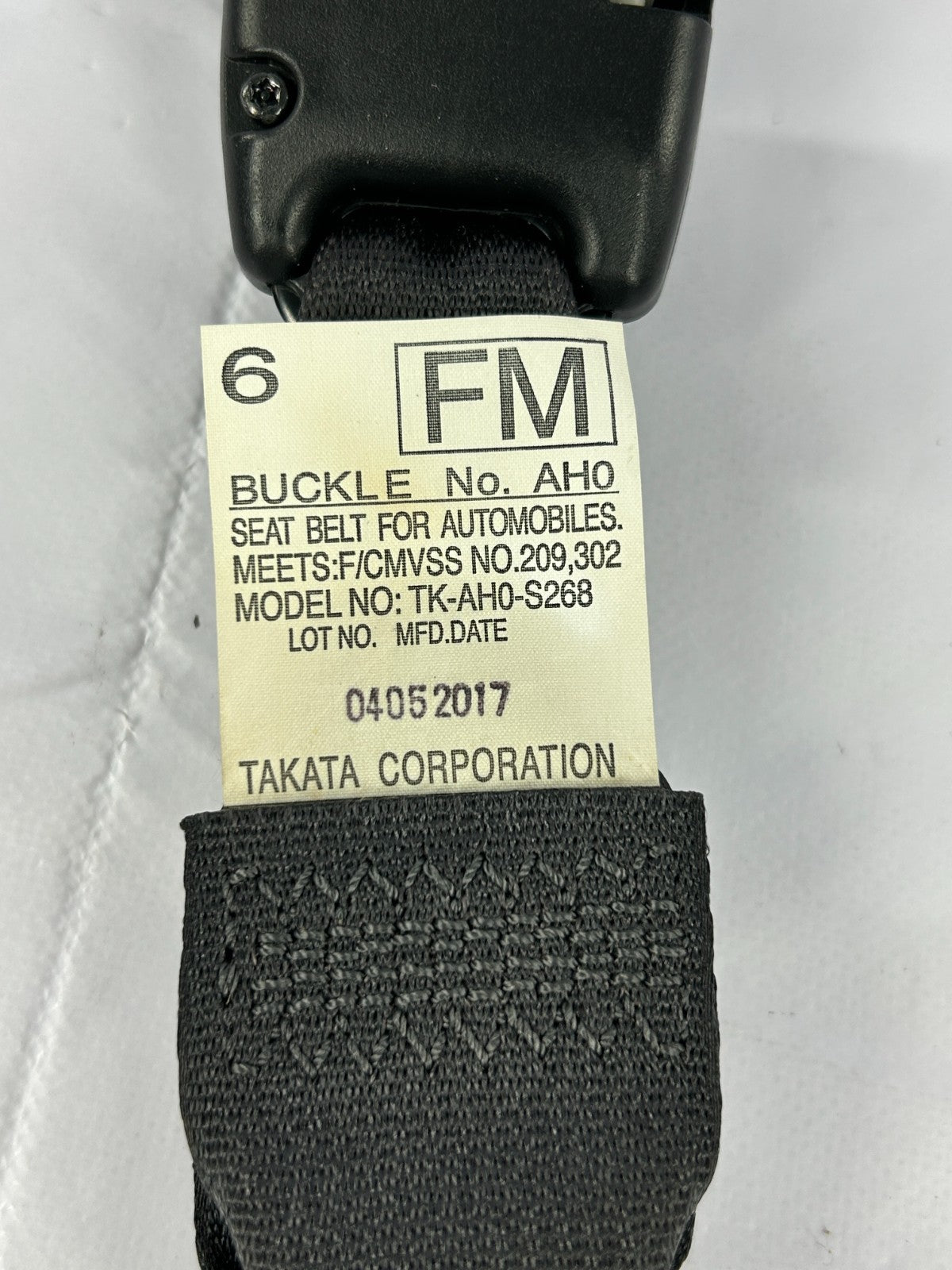 2014-2018 Subaru Forester Rear Right Side Seat Belt Buckle OEM 64670SG120