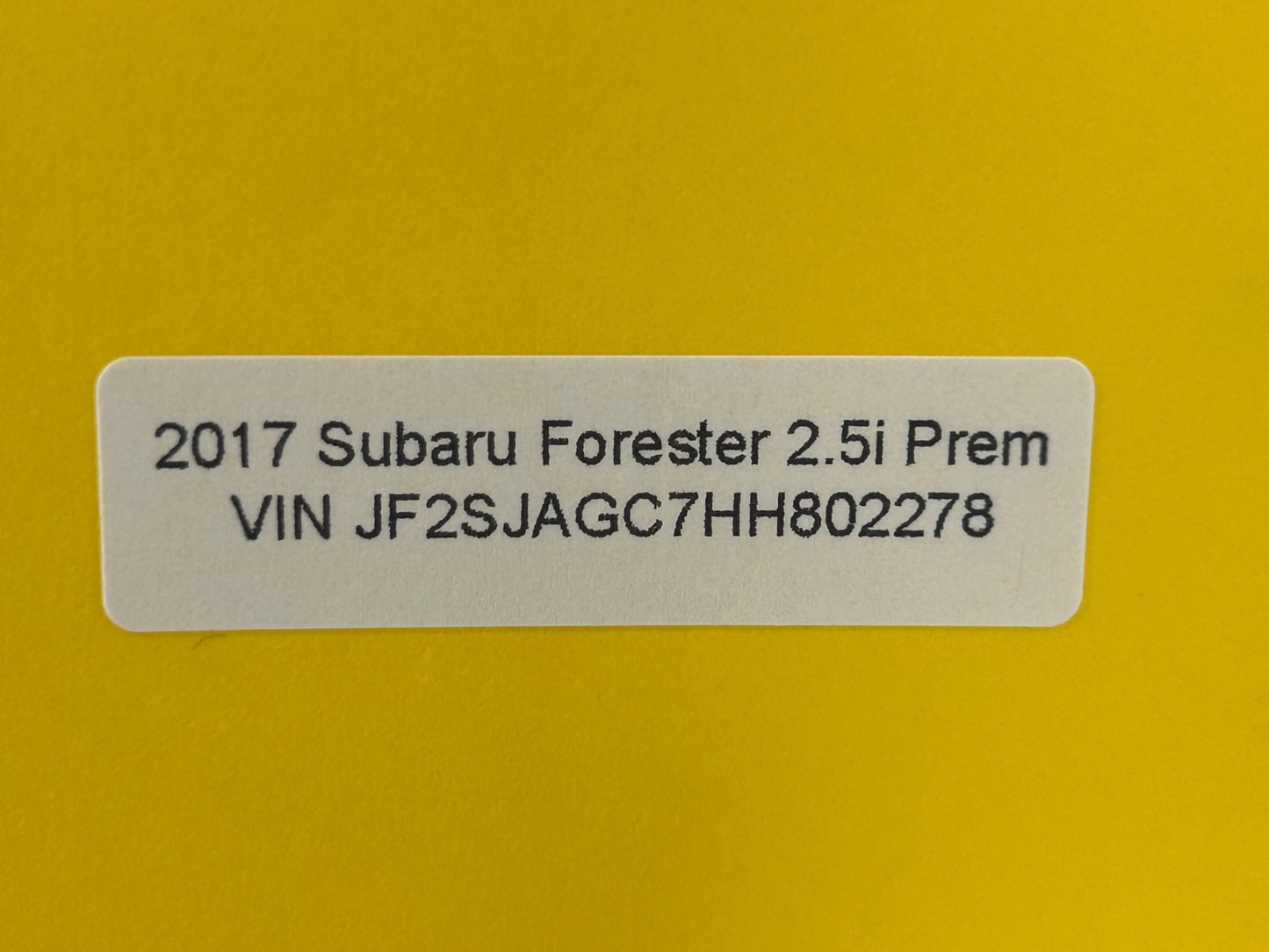 2014-2018 Subaru Forester Sun Visor Clip Hanger Hook Gray 92018YC000LO OEM