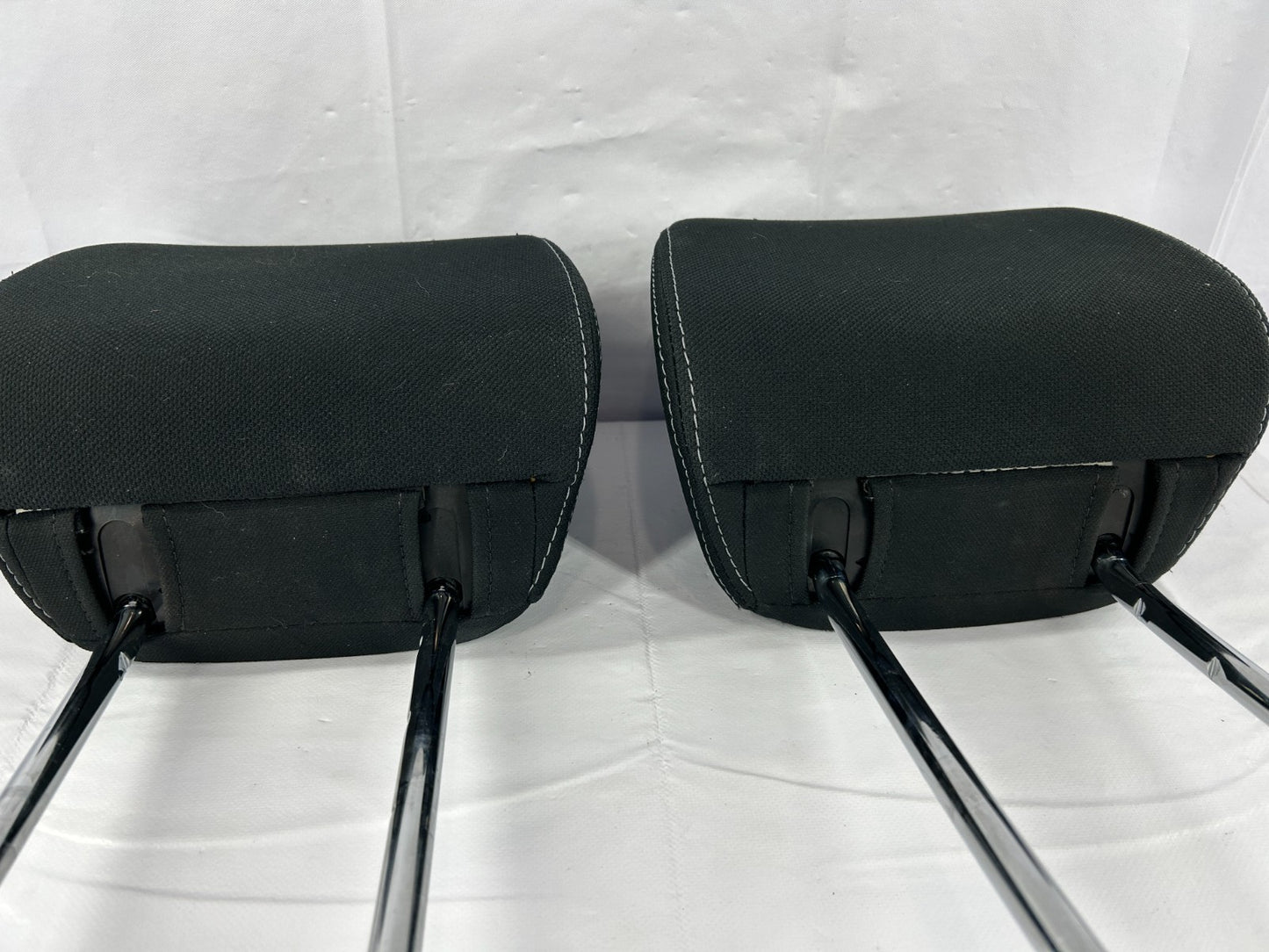 2014-2018 Subaru Forester Front Left & Right Seat Headrests Black Cloth Set OEM
