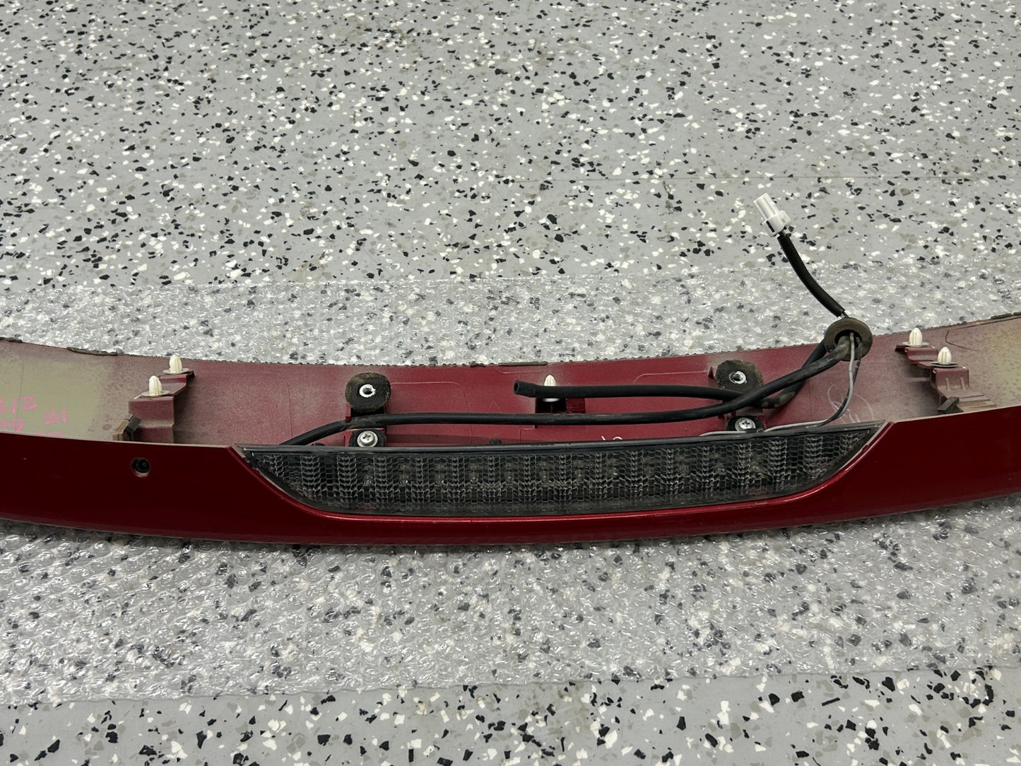 2011-2024 Mitsubishi Outlander Sport Rear Upper Wing Spoiler Tailgate Red OEM