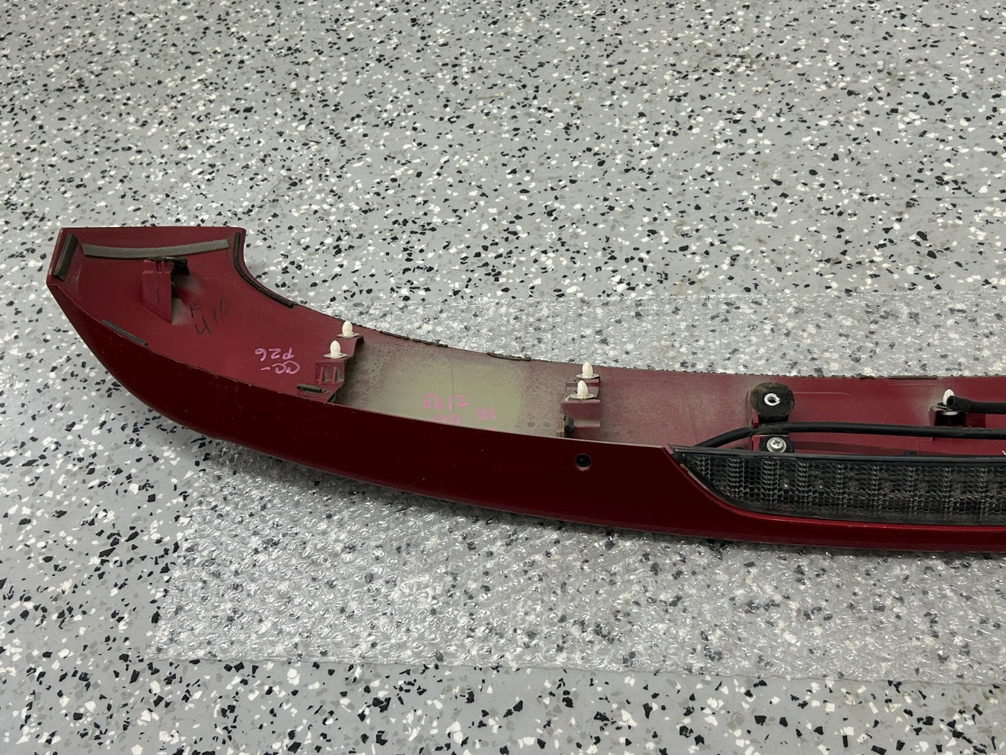 2011-2024 Mitsubishi Outlander Sport Rear Upper Wing Spoiler Tailgate Red OEM