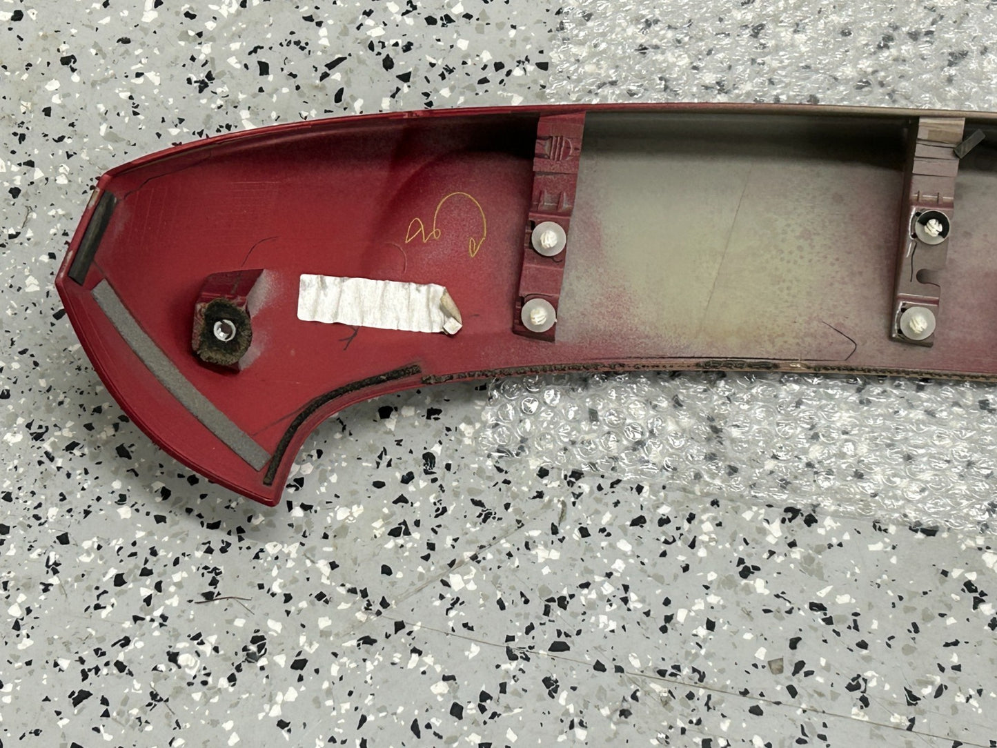 2011-2024 Mitsubishi Outlander Sport Rear Upper Wing Spoiler Tailgate Red OEM