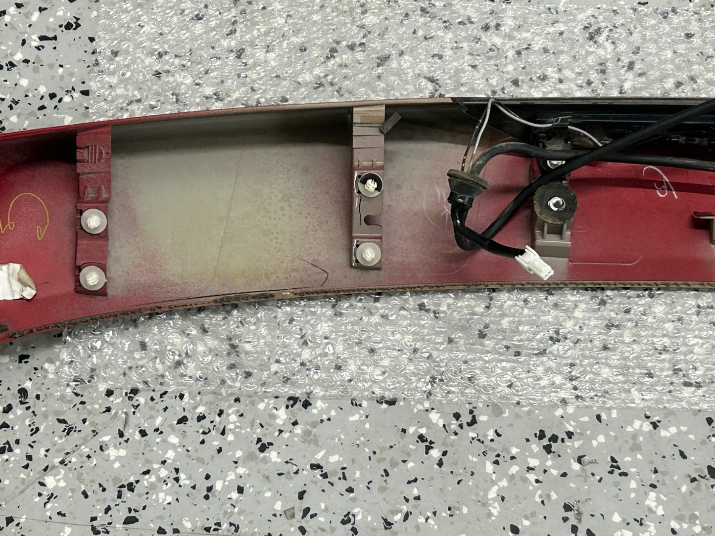 2011-2024 Mitsubishi Outlander Sport Rear Upper Wing Spoiler Tailgate Red OEM
