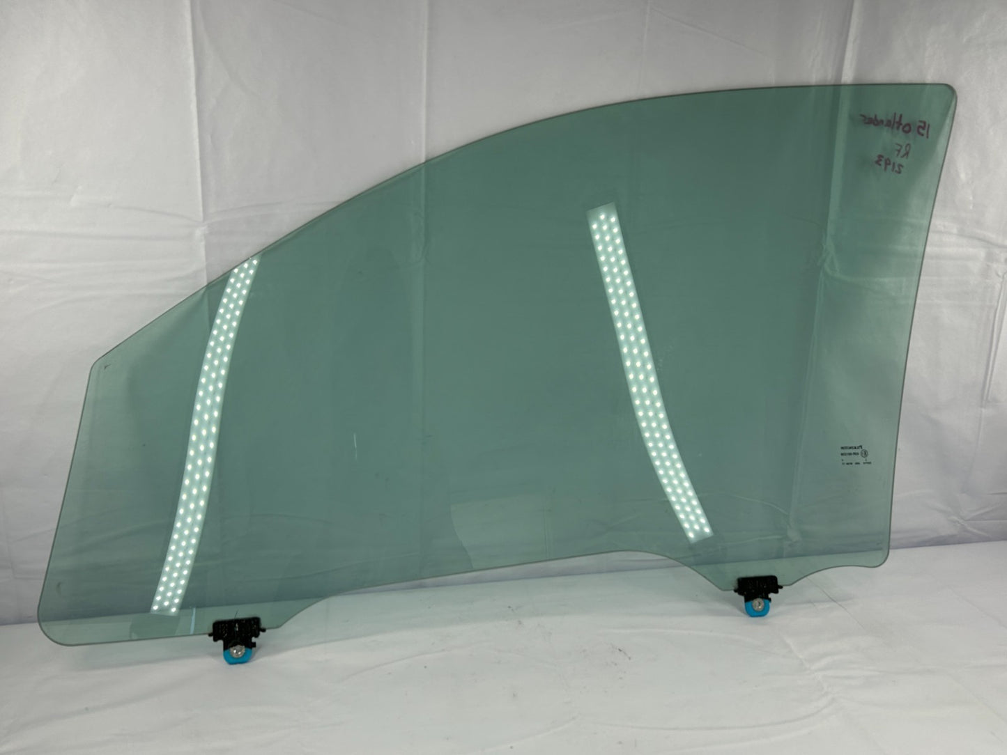2015 Mitsubishi Outlander Sport Front Right Passenger Door Window Glass OEM